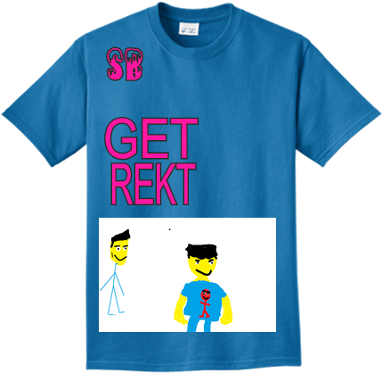 Get Rekt Sb - T-shirt (433x484), Png Download