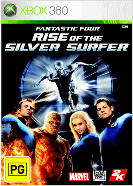 Rise Of The Silver Surfer - Fantastic Four 2 Ps3 (600x600), Png Download