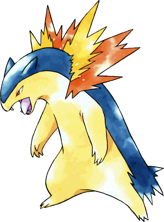Typhlosion Gs - Pokemon Typhlosion (534x720), Png Download