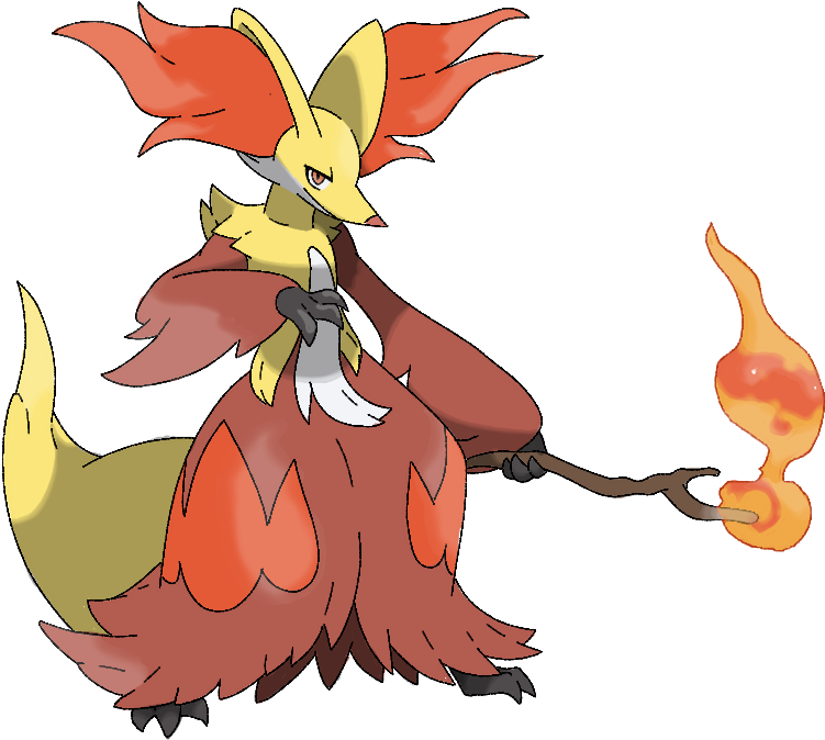 No Caption Provided - Pokemon Delphox (774x684), Png Download