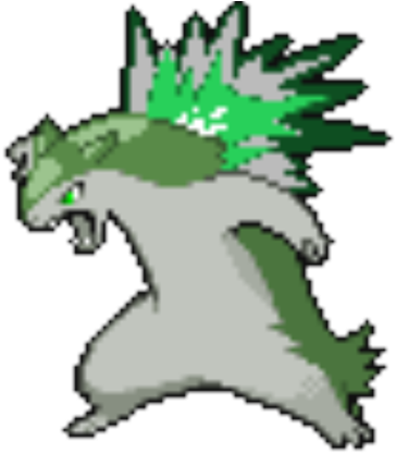 Blitz Typhlosion - Typhlosion Sprite (420x420), Png Download
