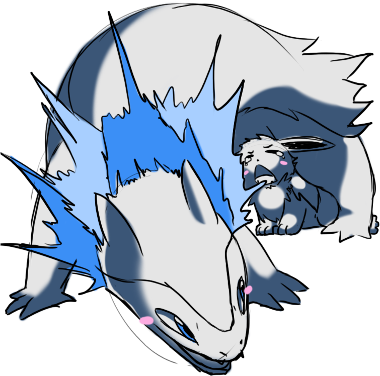 Typhlosion On Eevee - Fur (774x800), Png Download