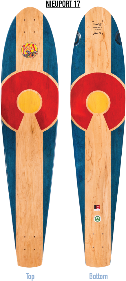 Kota - Co Flag Longboard (700x1000), Png Download