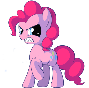 Pinkie Pie S Anger Sustains Me By Andrew - My Little Pony Pinkie Pie Angry (400x435), Png Download