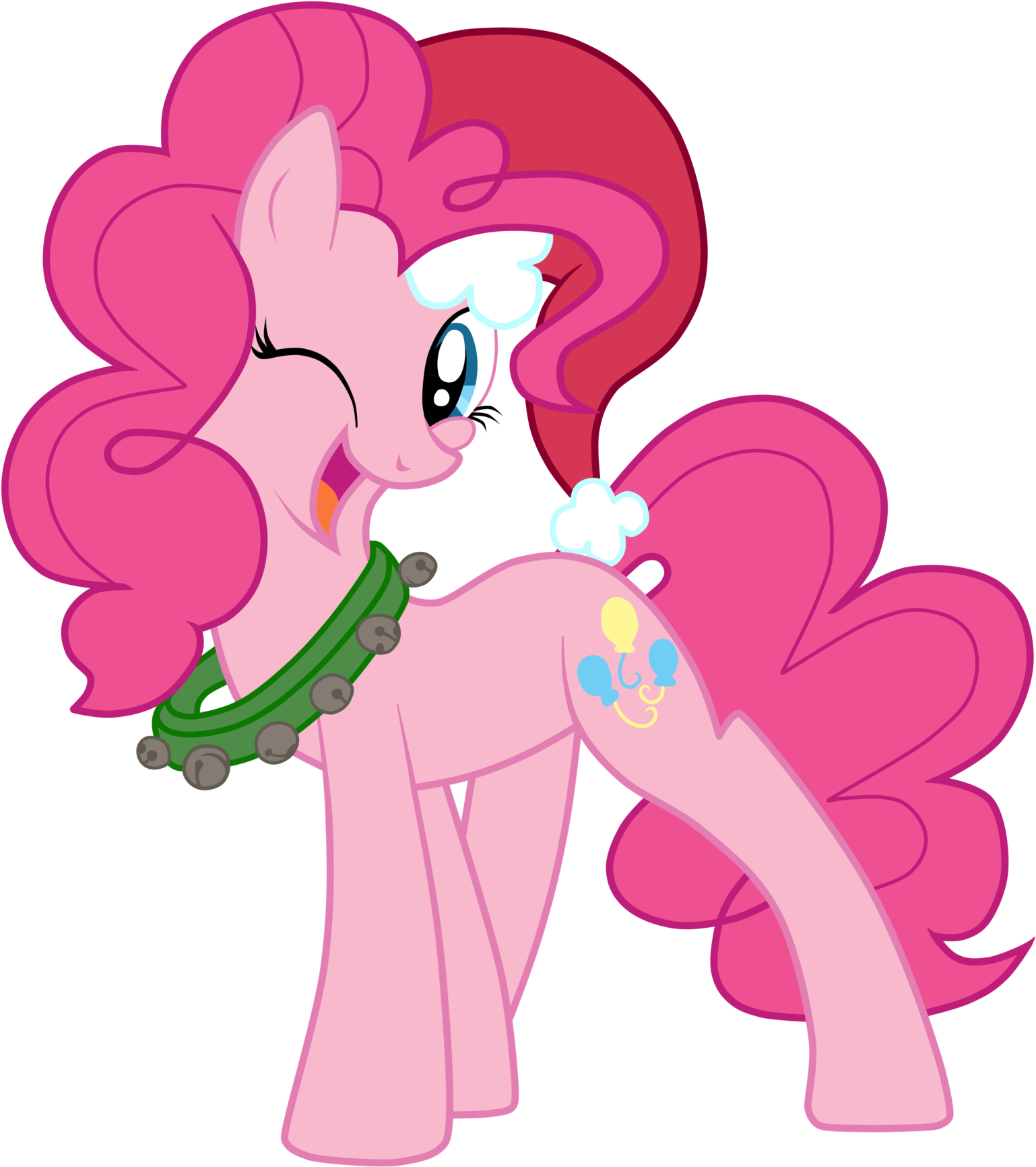 Pinkie Pie Pony Rainbow Dash Twilight Sparkle Sunset - My Little Pony Christmas Pinkie Pie (1600x1858), Png Download