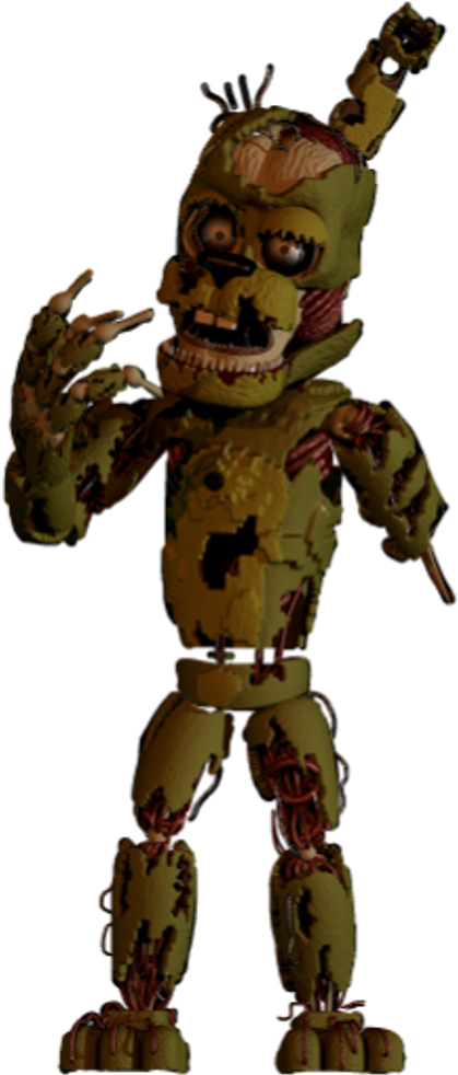 Salvaged Springtrap Svg Royalty Free - Figurine (1024x1024), Png Download