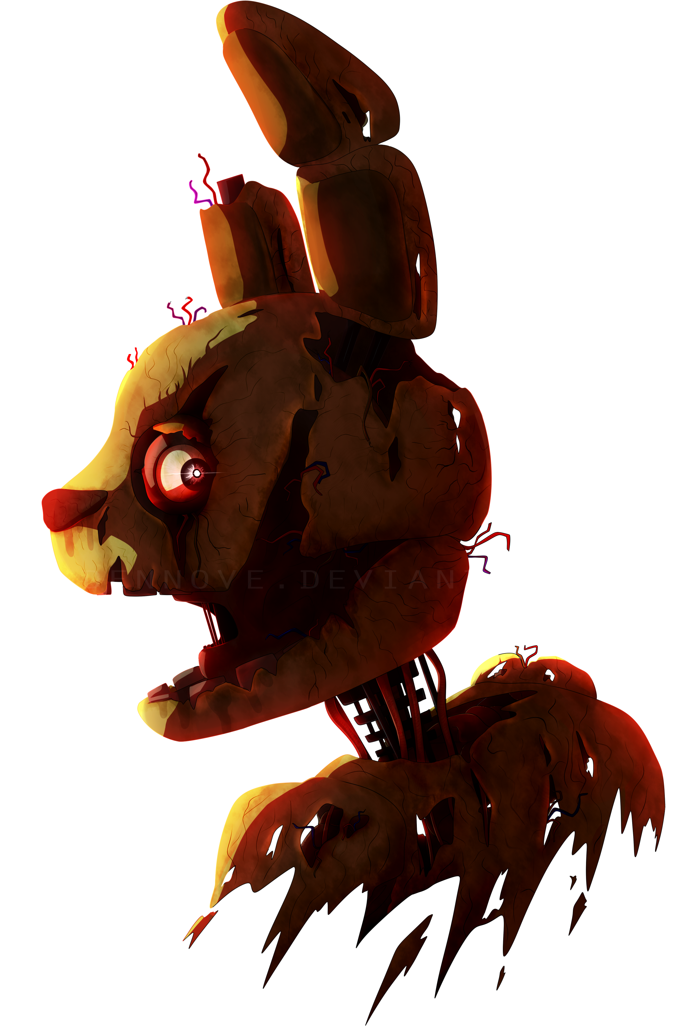 Springtrap - Springtrap Fanart Png (2500x3500), Png Download