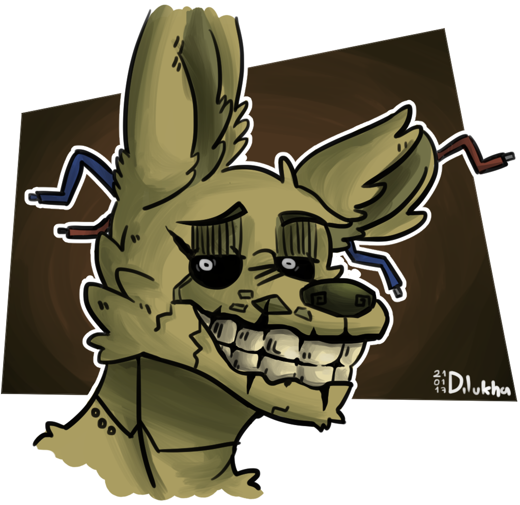 Springtrap - Husband (1314x1014), Png Download