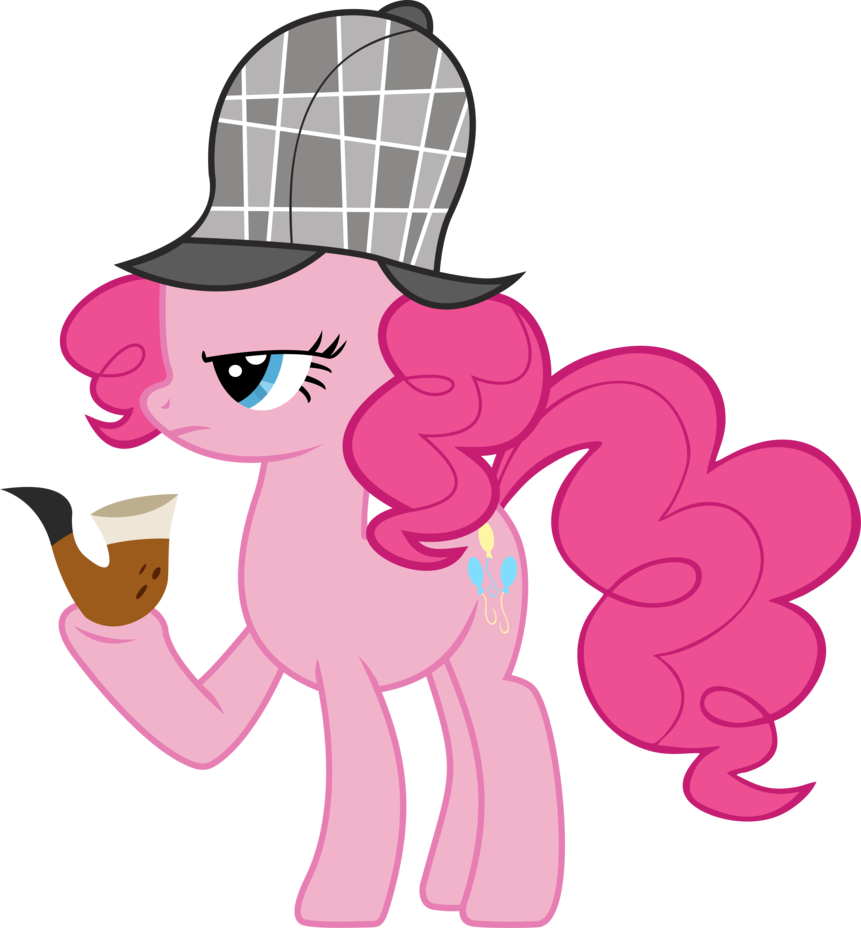 Pinkie Pie Wearing Cap - My Little Pony Detective (861x928), Png Download