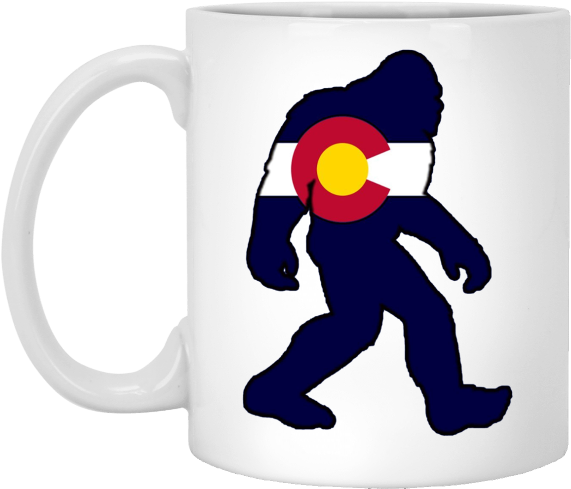 Colorado Flag Sasquatch (1155x1155), Png Download