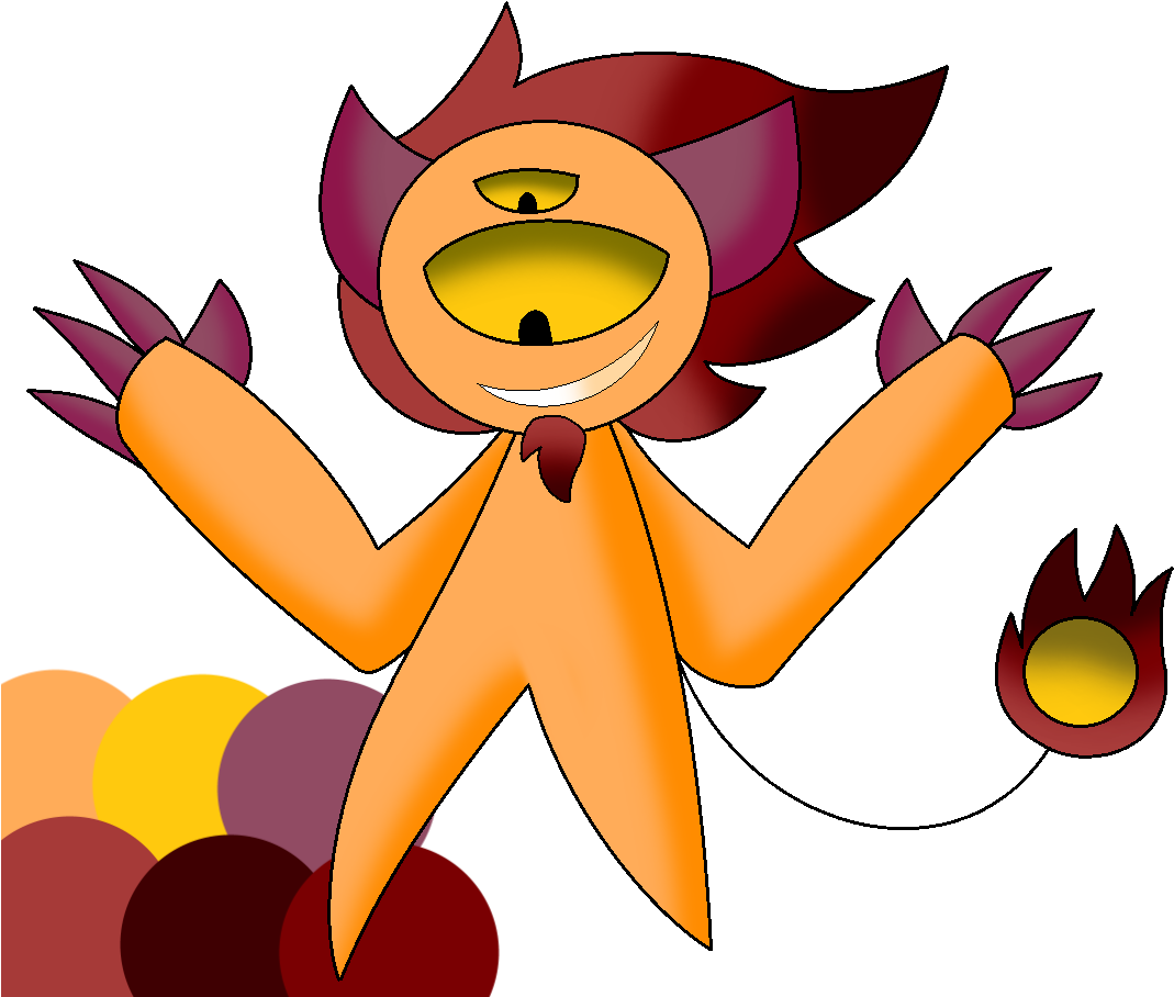 Funfact I Like Making Demon Ocs - Cartoon (1078x942), Png Download