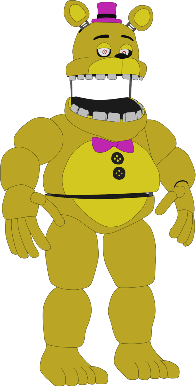 Graphic Five Nights At Freddy S By J - Five Nights At Freddy's 4 Fredbear Bite (637x1253), Png Download