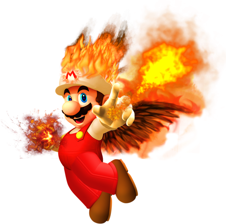 Great Fire Mario - Imagenes De Fire Mario (780x810), Png Download