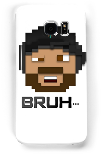 Delta O Tech's Minecraft Head Bruh - Minecraft (500x700), Png Download