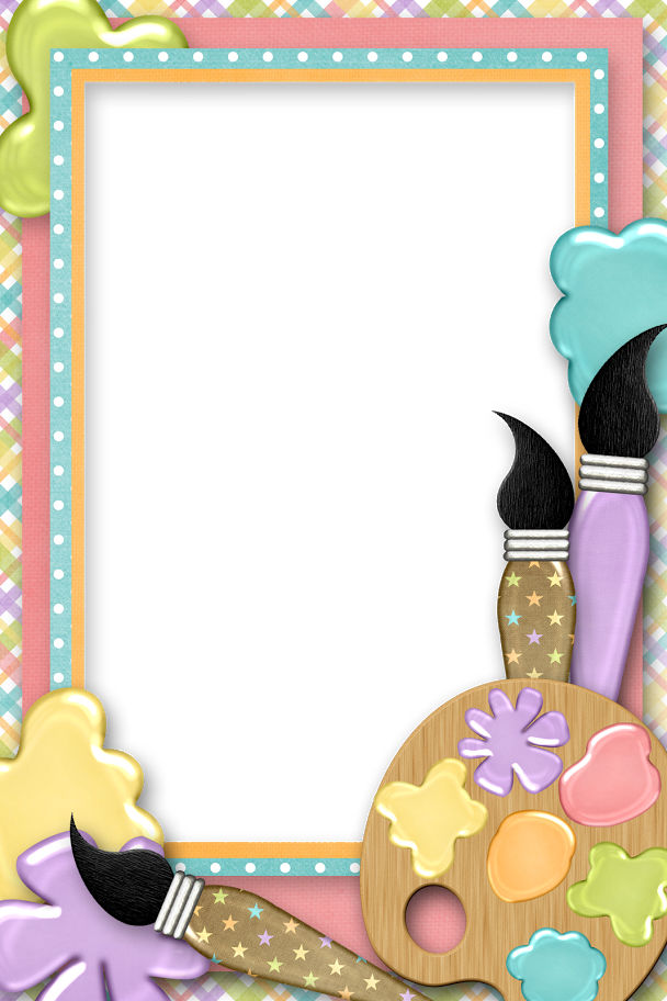 Pintura - Más - Bordes De Caratulas De Arte (608x912), Png Download