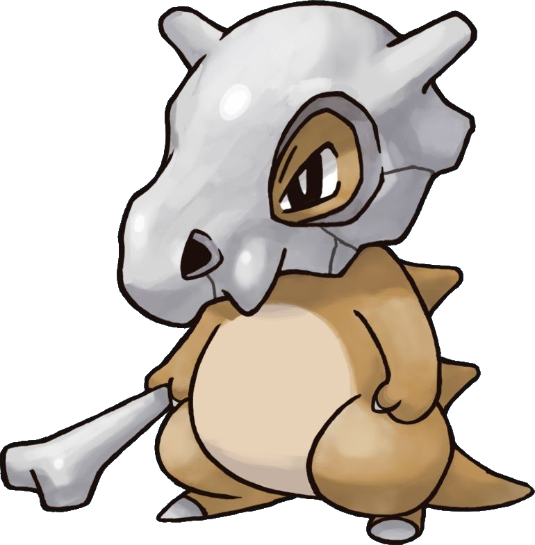 104cubone Pokemon Mystery Dungeon Red And Blue Rescue - Cubone Pokemon Go (770x784), Png Download