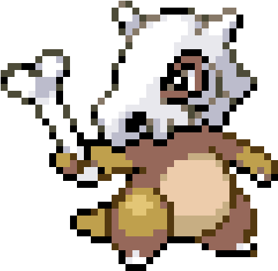 Cubone - Cubone Pixel Art (500x470), Png Download