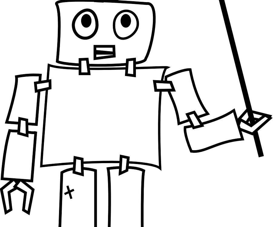 Researchers From Mit's Computer Science And Artificial - Cool Easy Robot Drawing (902x750), Png Download