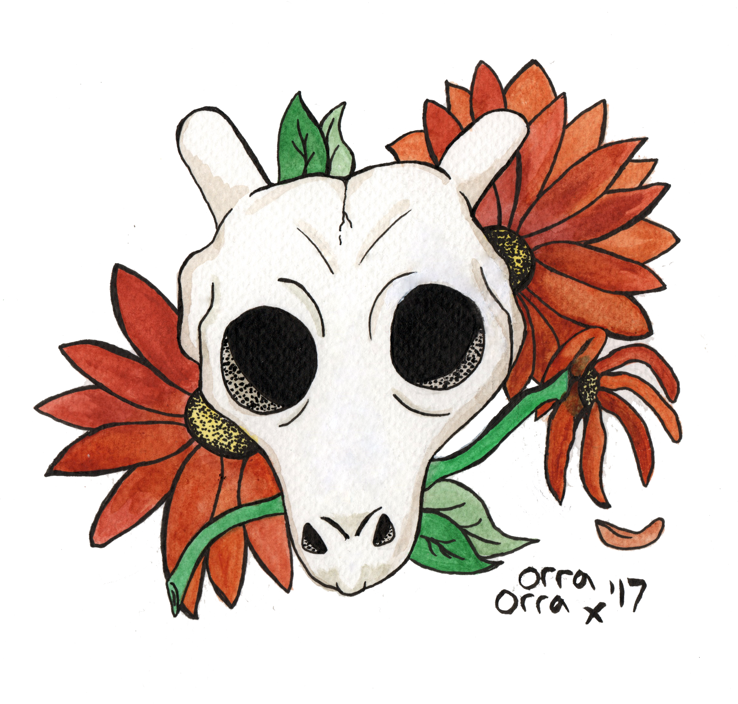 Cubone - Cartoon (2424x2308), Png Download