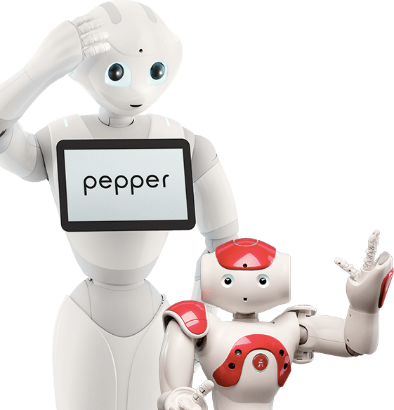 Pepper And Nao Robots (561x584), Png Download