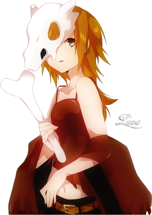 Cubone Human Girl (800x1000), Png Download