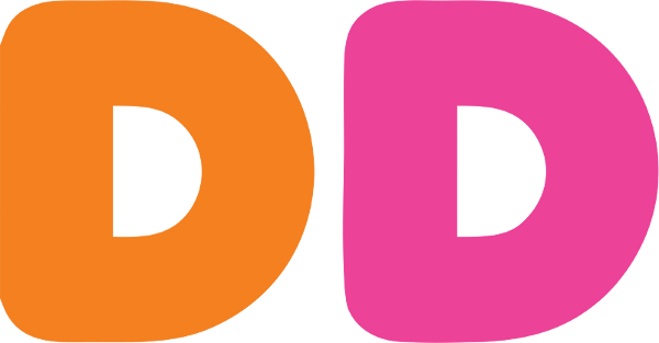 Dd Dunkin Donuts Png Logo - Dunkin Donuts Dd Logo Png (600x313), Png Download