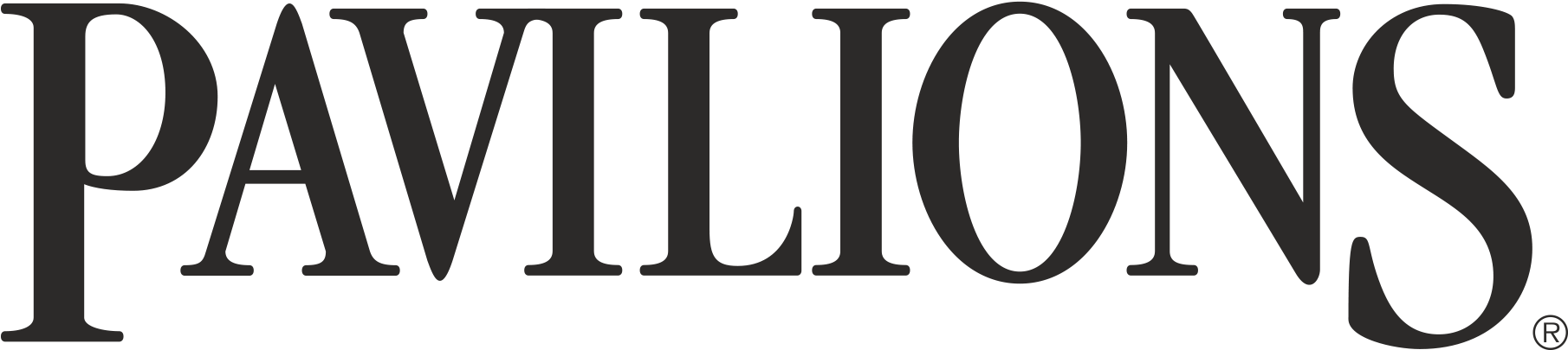 Magnifying Glass Icon - Albertsons Vons Pavilions Logo (1809x420), Png Download