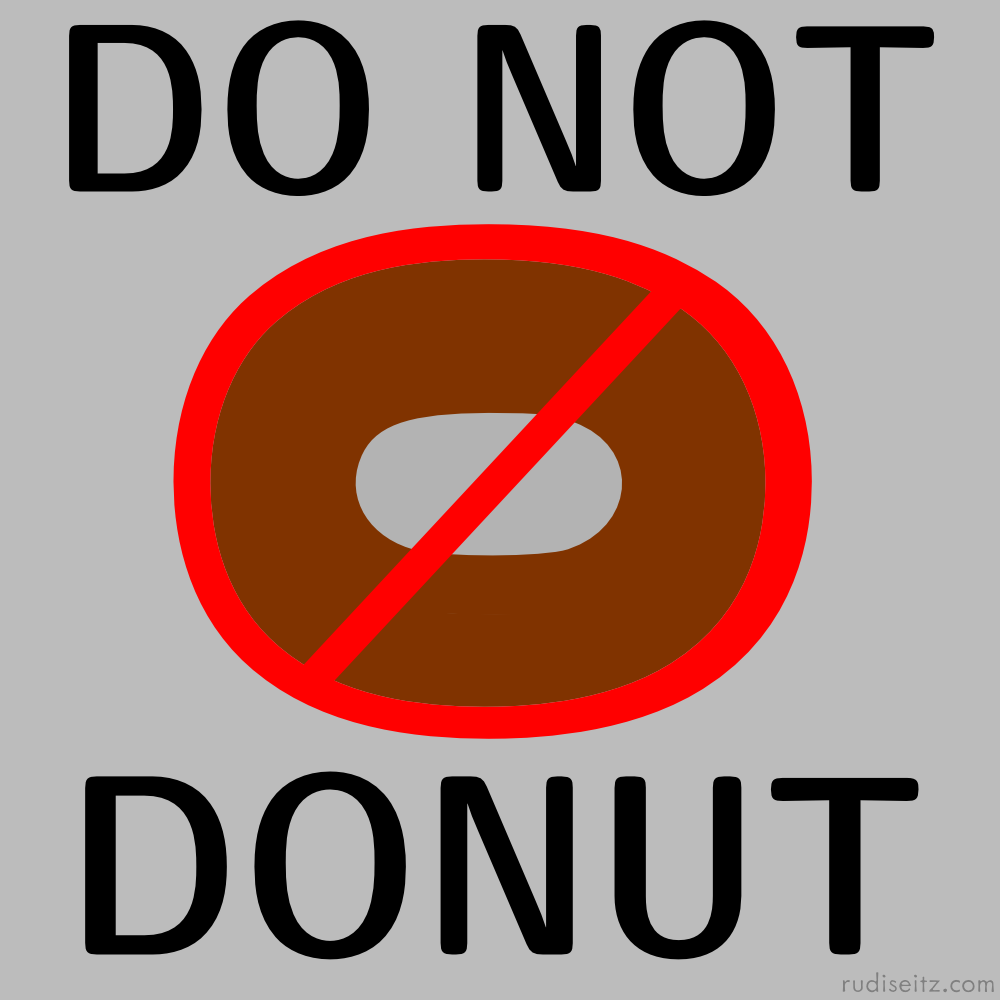 I Feel Like I See A Lot Of Pro Donut Signs So An Ostensibly - Tongue-twister (1000x1000), Png Download