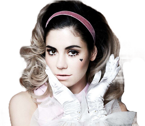 Marina Diamonds Interesting Art Beach California Birthd - Marina And The Diamonds Hair (499x432), Png Download