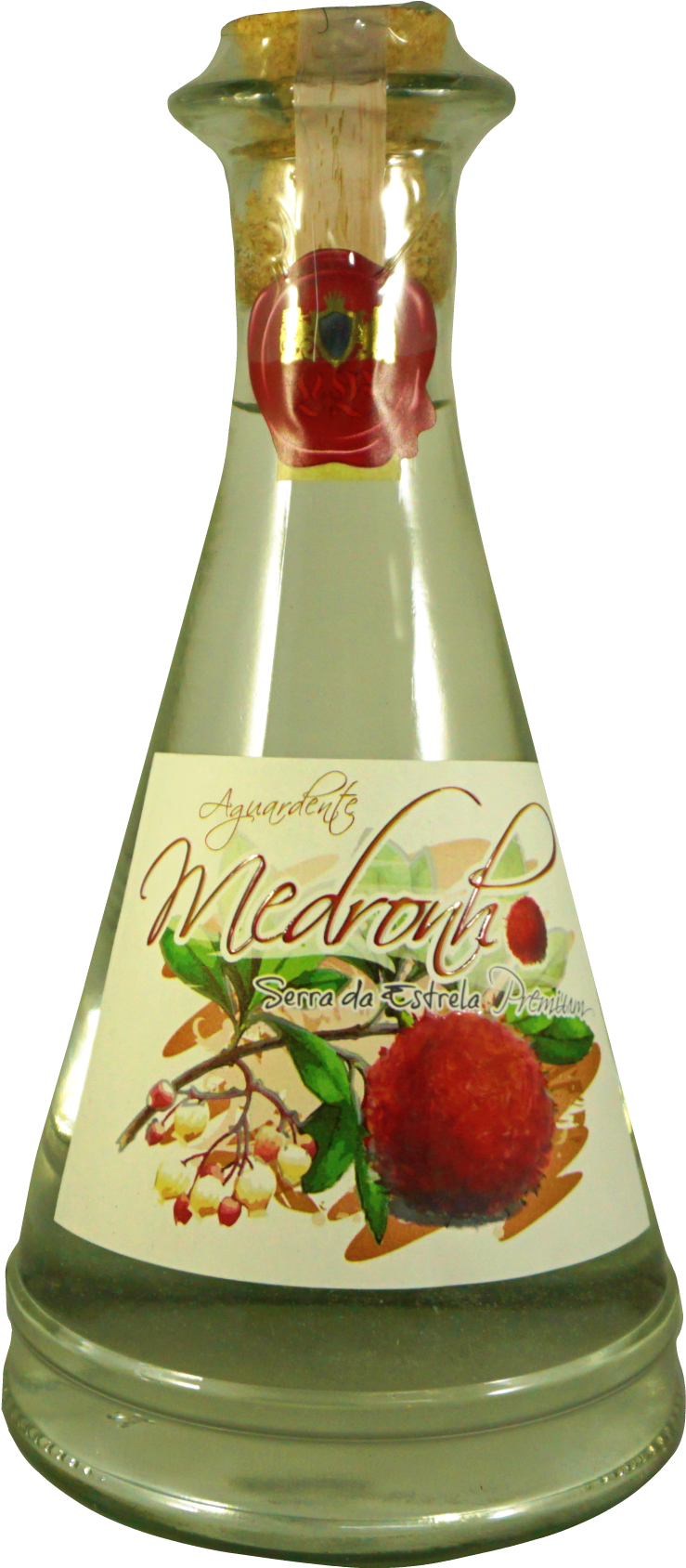 Aguardente Arbutus Serra Estrela Premium - Glass Bottle (797x1760), Png Download