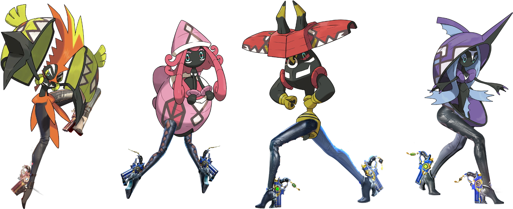 If You're An Artist Draw Tapu's With Legs - Pokemon 1-pocket Collector's (mini) Album: Sun (1850x740), Png Download