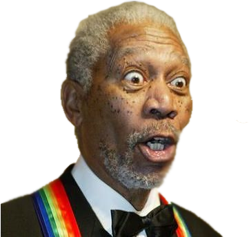 Morgan Freeman Hd Crazy Png - Morgan Freemen (396x343), Png Download