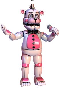 Photo Photo - › - Five Nights At Freddy's Sister Location Funtime Freddy (424x318), Png Download