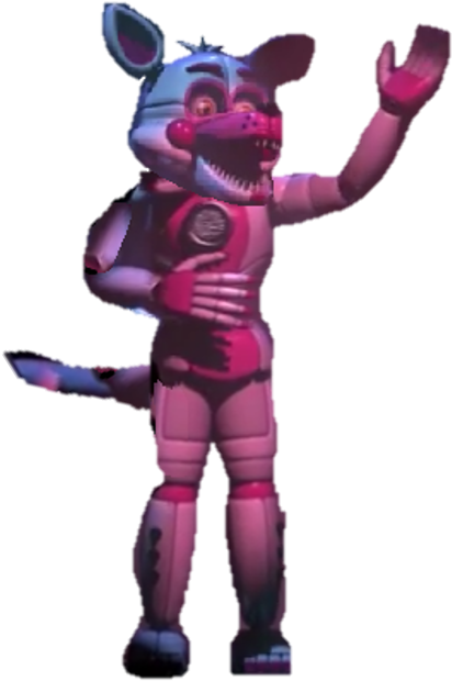 Here We Have, Funtime Foxy From Sister Location - Fnaf Sister Location Fun Time Foxy (496x755), Png Download