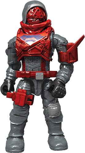 Figures & Gear - Destiny Mega Bloks Hunter (283x500), Png Download