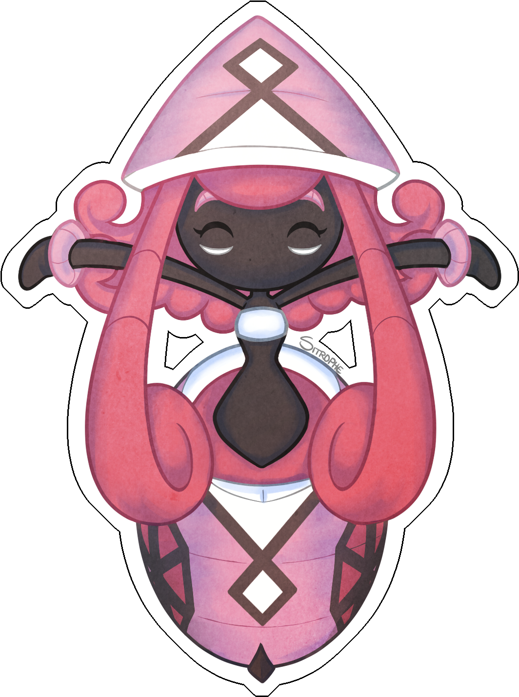 Oc Artfree Tapu Lele Hugs - Tapu Lele (1100x1500), Png Download