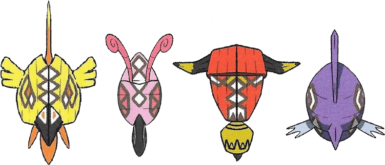 Estos Son Os 4 Tapus Sre Llaman Tapu Koko T Apu Lele - Pokemon Kapu (800x350), Png Download