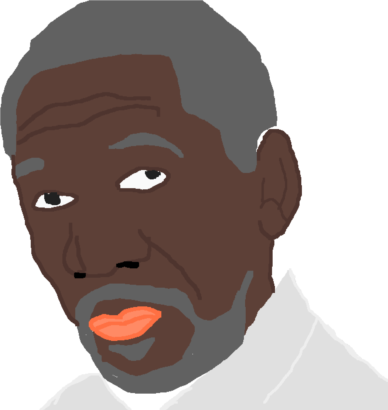 Morgan Freeman - Illustration (1400x1400), Png Download