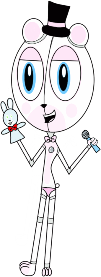 Funtime Freddy - Funtime Foxy X Ice Bear (600x960), Png Download