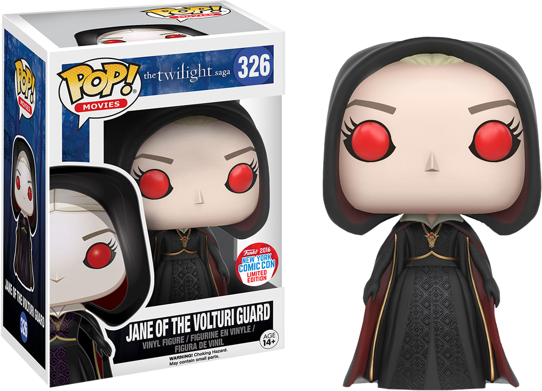 Jane Of The Volturi Guard Hooded Pop Vinyl Figure - Funko Pop Crepusculo (768x554), Png Download