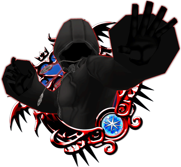 Mysterious Figure - Kingdom Hearts Union X 7 Star Medals (597x549), Png Download