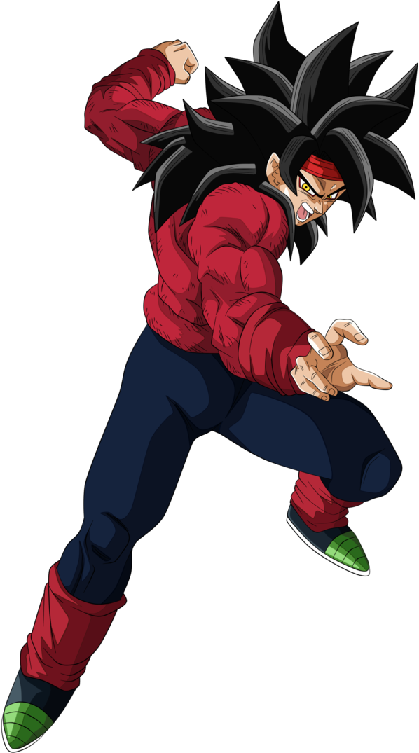 Bardock Ssj4 By Andrewdragonball - Dragon Ball Bardock Ssj4 (723x1106), Png Download