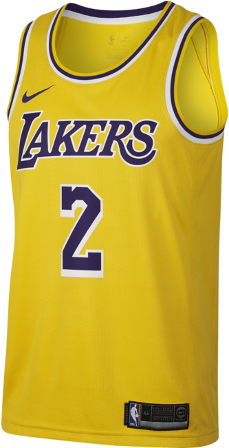 Nike Lonzo Ball Road Swingman Jersey "la Lakers" - Lonzo Ball Jersey (650x650), Png Download