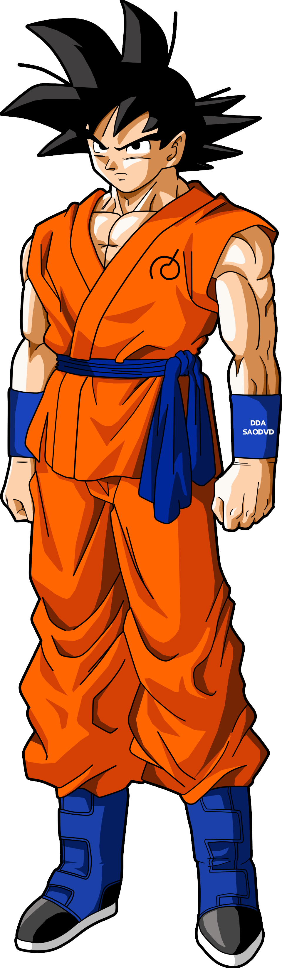 Goku Fukkatsu No F By Saodvd Goku, Dragon Ball, Dragons - Dragon Ball Kakarotto Cosplay Costume (482x1654), Png Download