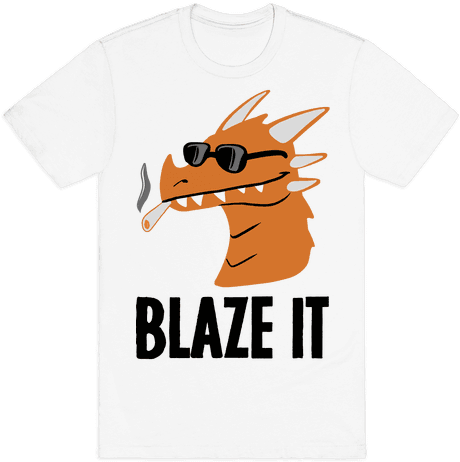 Blaze It Mens T-shirt - Take Care Of Yourself Plant (484x484), Png Download