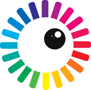 Eye-icon - Colorful Eye Icon Png (375x371), Png Download