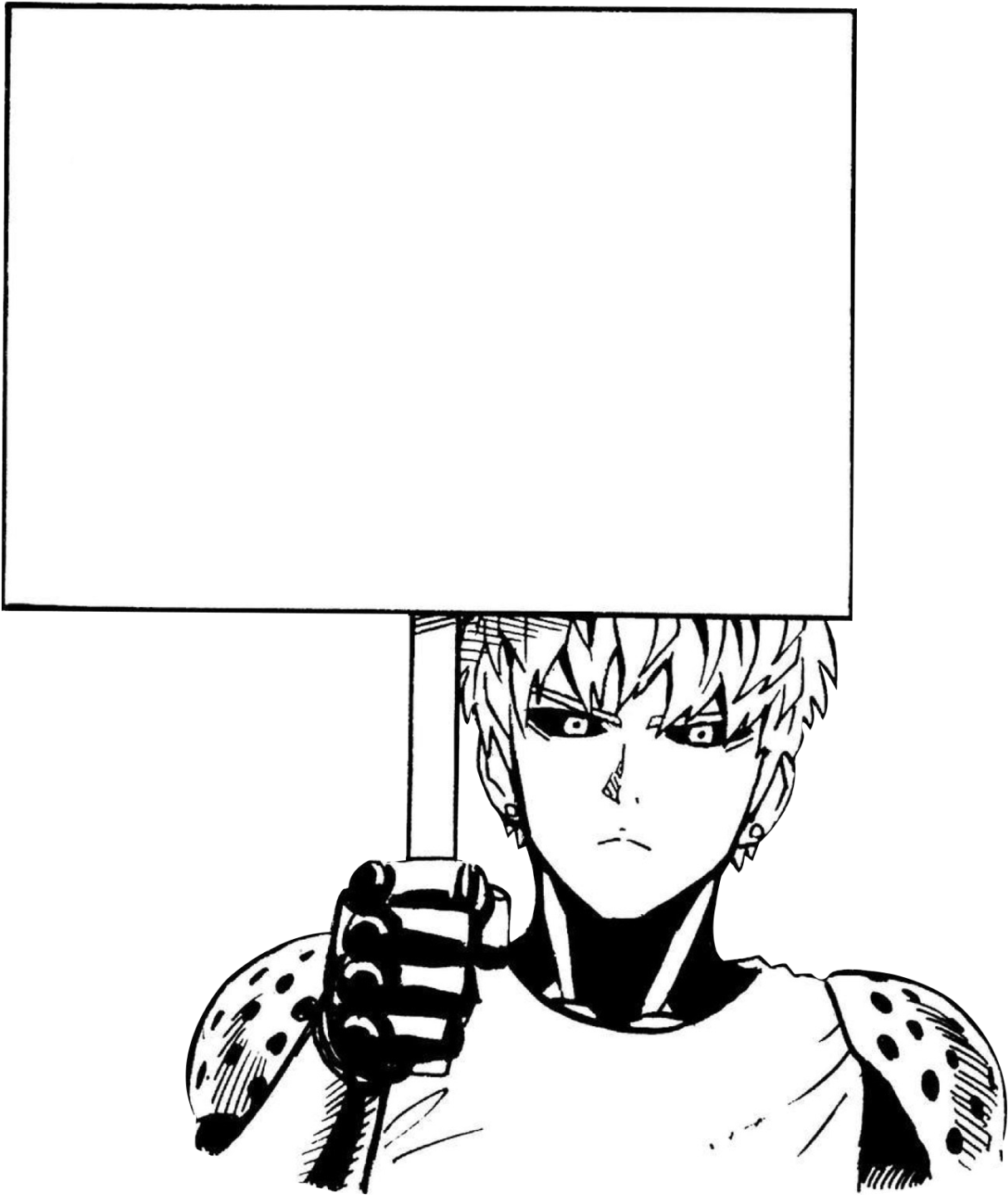 And Here's A Transparent Genos For Your Transparent - Genos Notice Me Sensei (1280x1486), Png Download