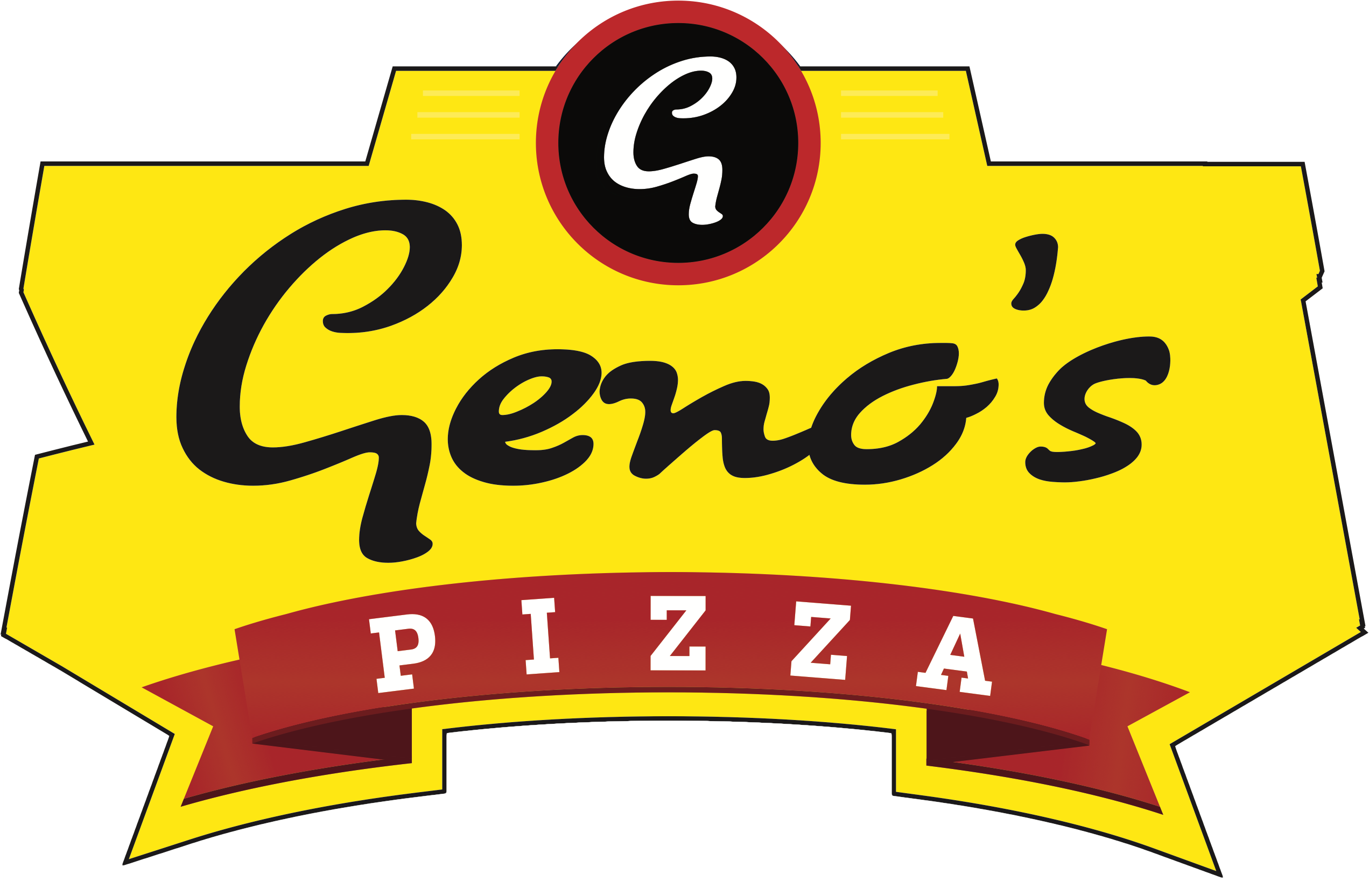 Geno's Pizza - Pizza (2550x1722), Png Download