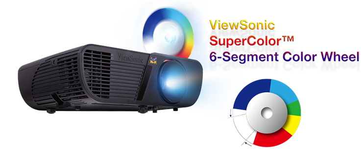 Unlike Others For Brightness Enhancement, Viewsonic - Viewsonic Lightstream Pjd5151 Projector (black) (829x330), Png Download