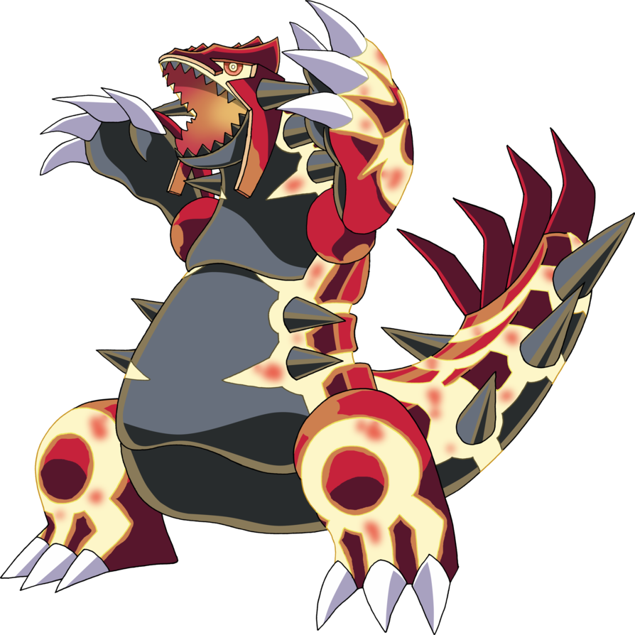 Primal Groudon - Pokémon Omega Ruby And Alpha Sapphire (894x894), Png Download
